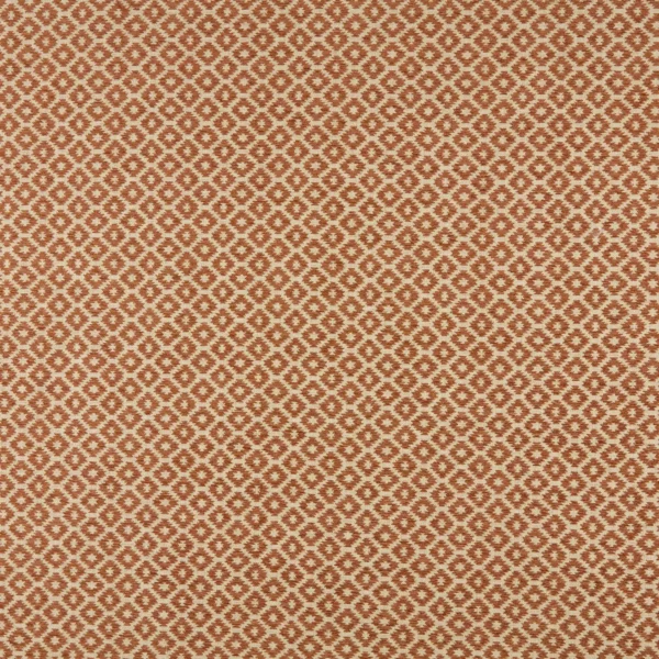 orange geometric woven fabric from Kai