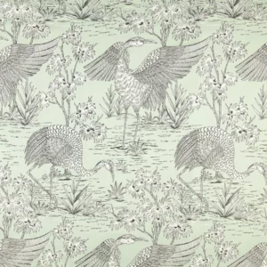 green animal woven fabric from Kai