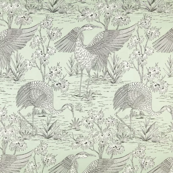 green animal woven fabric from Kai