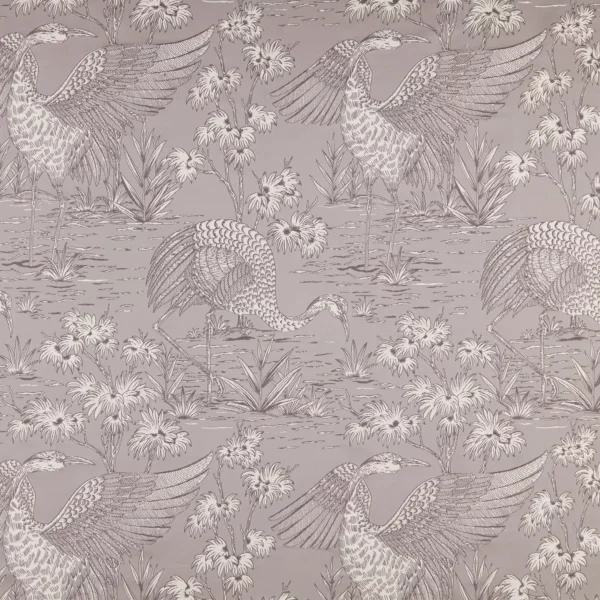 Haven Fabric - Haze by black-grey animal woven fabric from Kai