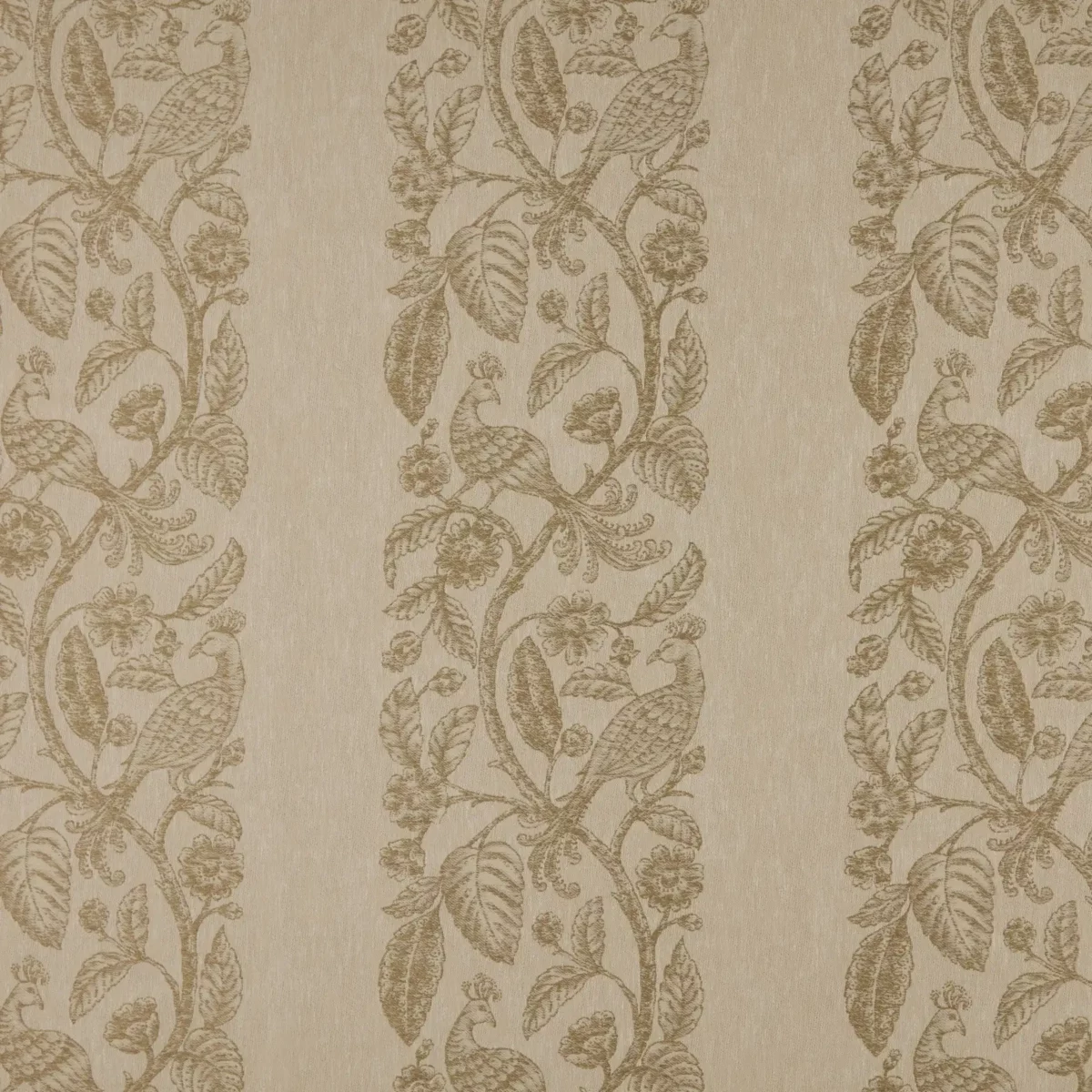neutral botanical woven fabric from Kai