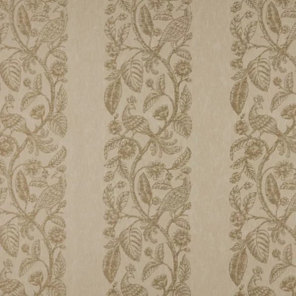 neutral botanical woven fabric from Kai