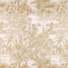 neutral botanical woven fabric from Kai
