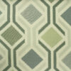 black-grey geometric woven fabric from Porter & Stone