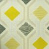 yellow geometric woven fabric from Porter & Stone
