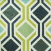 green geometric woven fabric from Porter & Stone