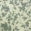 blue botanical woven fabric from Porter & Stone