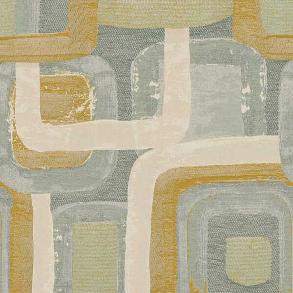 Hardwick Fabric - Seafoam by multicolour contemporary woven fabric from Porter & Stone