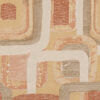 orange contemporary woven fabric from Porter & Stone