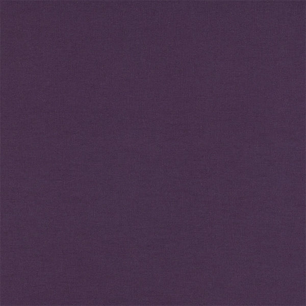 Liana Fabric - Grape by purple plain cotton fabric from Porter & Stone
