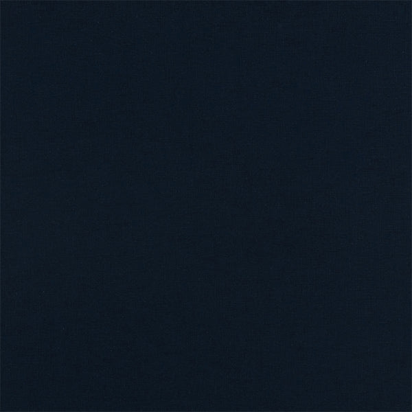 Liana Fabric - Midnight by black-grey plain cotton fabric from Porter & Stone