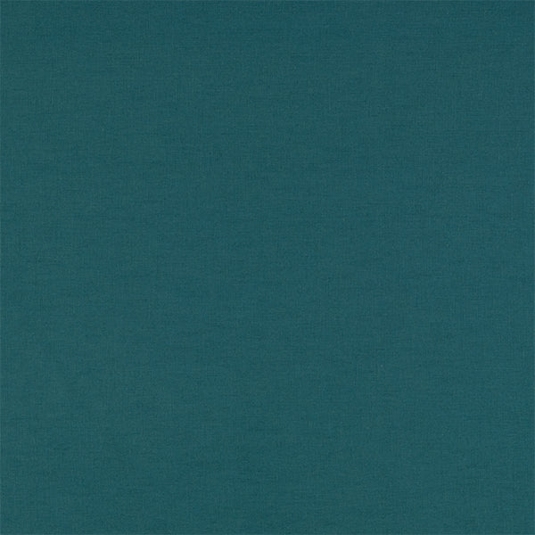 Liana Fabric - Pacific by blue plain cotton fabric from Porter & Stone