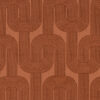 orange contemporary velvet-chenille fabric from Porter & Stone