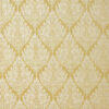 yellow botanical velvet-chenille fabric from Porter & Stone
