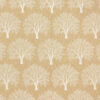 yellow botanical velvet-chenille fabric from Porter & Stone