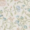 blue botanical linen fabric from Porter & Stone
