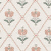pink botanical embroideried fabric from Porter & Stone