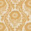 yellow botanical cotton fabric from Porter & Stone