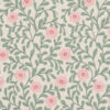 pink botanical embroideried fabric from Porter & Stone