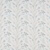 blue botanical woven fabric from Porter & Stone