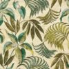 green botanical cotton fabric from Porter & Stone