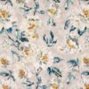 blue botanical printed fabric from Porter & Stone
