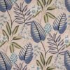 blue botanical printed fabric from Porter & Stone