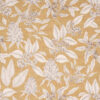 yellow botanical cotton fabric from Porter & Stone