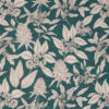 green botanical cotton fabric from Porter & Stone