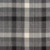 black-grey checked velvet-chenille fabric from Porter & Stone