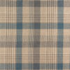 blue checked velvet-chenille fabric from Porter & Stone