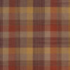 orange checked velvet-chenille fabric from Porter & Stone