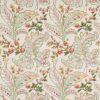 green botanical embroideried fabric from Nina Campbell