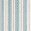 blue striped embroideried fabric from Nina Campbell