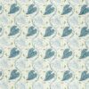 blue botanical linen fabric from Nina Campbell