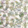 purple botanical embroideried fabric from Nina Campbell