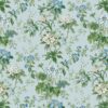 blue botanical printed fabric from Nina Campbell