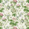 pink botanical printed fabric from Nina Campbell