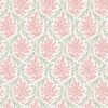 orange botanical printed fabric from Nina Campbell