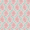 red botanical printed fabric from Nina Campbell