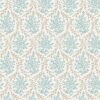 blue botanical printed fabric from Nina Campbell