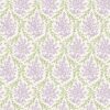 purple botanical printed fabric from Nina Campbell