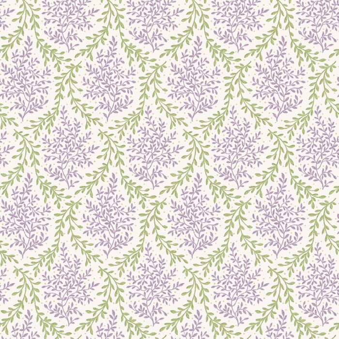 Bedgebury Fabric - Lilac / Green swatch