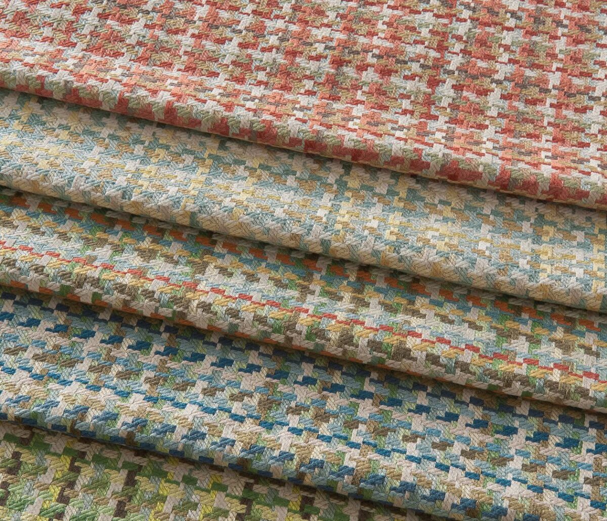 Hadlow Fabric - Blue / Green by Hadlow Fabric - Blue / Green from