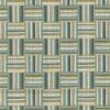 blue striped woven fabric from Nina Campbell