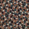 orange spotted velvet-chenille fabric from Nina Campbell