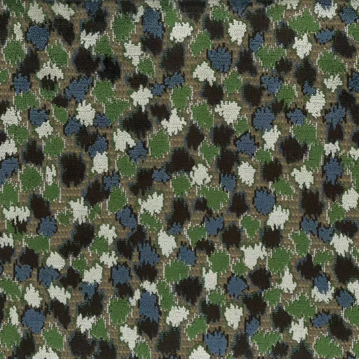 Orford Fabric - Blue / Emerald swatch
