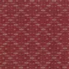 red geometric velvet-chenille fabric from Nina Campbell
