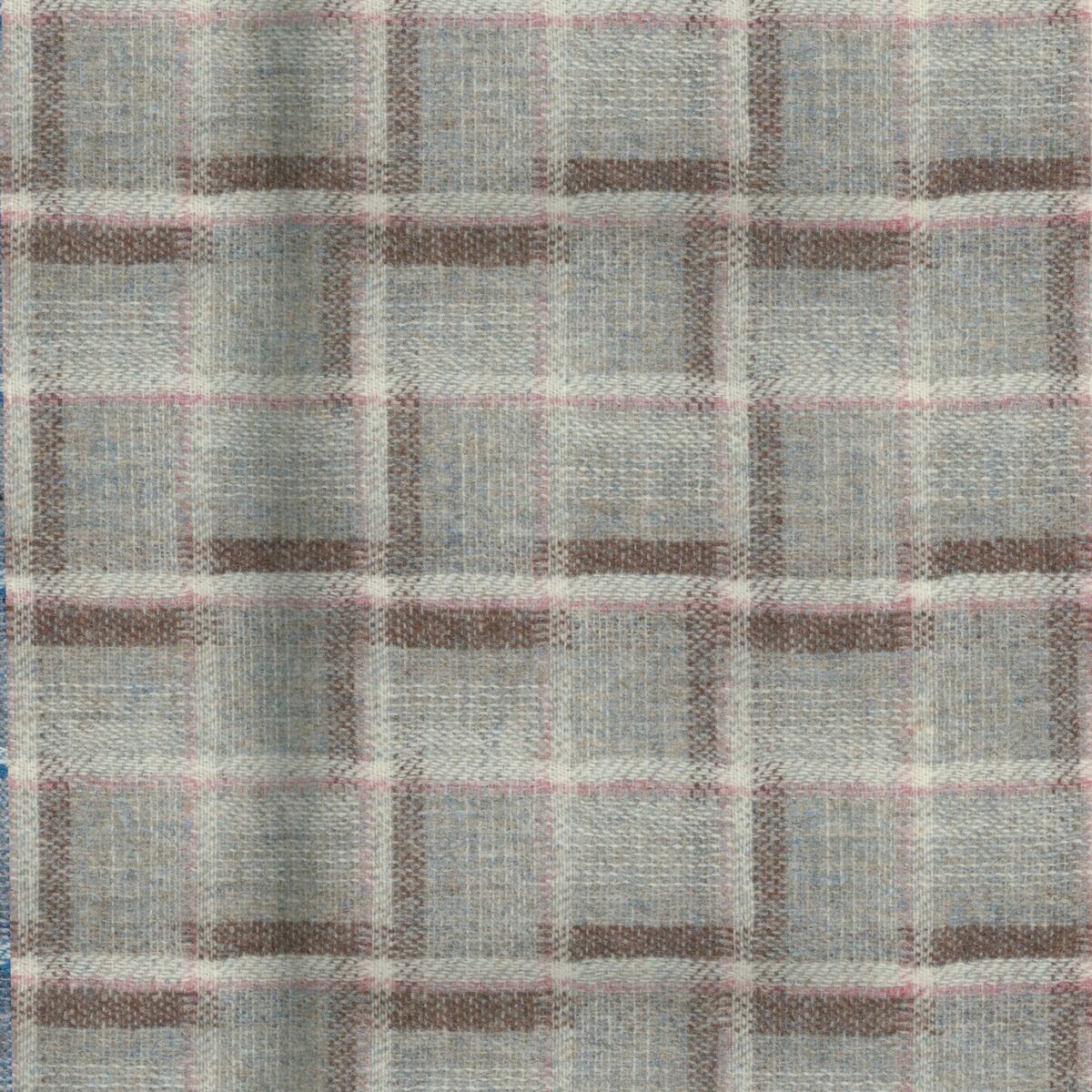 black-grey checked woolen fabric from Osborne & Little