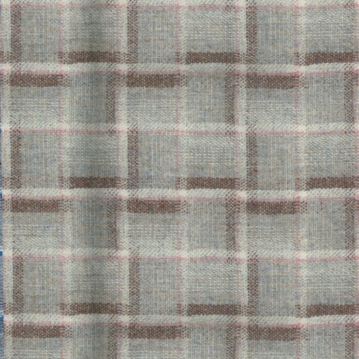 Badia Fabric - Dove / Blossom swatch